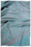 Heritage Blue de Cléopâtre Jardin L'amour Soft Cashmere Scarf/Shawl