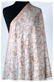 Almónd Bijou Paisley L'amour Soft Cashmere Scarf/Shawl