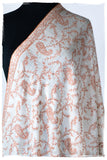 Almónd Bijou Paisley L'amour Soft Cashmere Scarf/Shawl