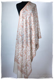 Almónd Bijou Paisley L'amour Soft Cashmere Scarf/Shawl