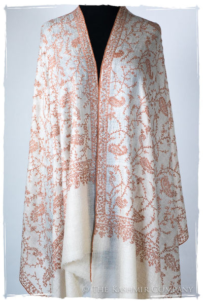 Almónd Bijou Paisley L'amour Soft Cashmere Scarf/Shawl