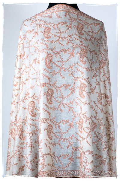 Almónd Bijou Paisley L'amour Soft Cashmere Scarf/Shawl