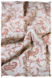 Almónd Bijou Paisley L'amour Soft Cashmere Scarf/Shawl