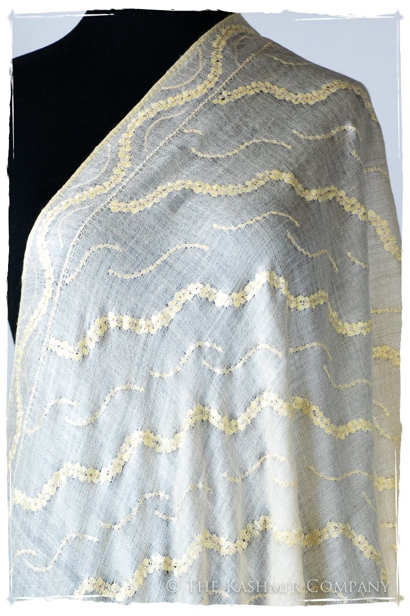 Tourmaline Arabesque L'amour Soft Cashmere Scarf/Shawl