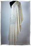 Tourmaline Arabesque L'amour Soft Cashmere Scarf/Shawl