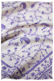 Imperial Purple de Paisley L'amour Soft Cashmere Scarf/Shawl