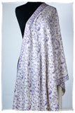 Imperial Purple de Paisley L'amour Soft Cashmere Scarf/Shawl