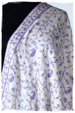 Imperial Purple de Paisley L'amour Soft Cashmere Scarf/Shawl