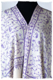 Imperial Purple de Paisley L'amour Soft Cashmere Scarf/Shawl
