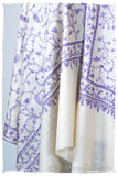 Imperial Purple de Paisley L'amour Soft Cashmere Scarf/Shawl