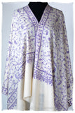 Imperial Purple de Paisley L'amour Soft Cashmere Scarf/Shawl