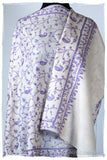 Imperial Purple de Paisley L'amour Soft Cashmere Scarf/Shawl