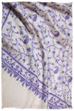 Imperial Purple de Paisley L'amour Soft Cashmere Scarf/Shawl