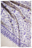 Imperial Purple de Paisley L'amour Soft Cashmere Scarf/Shawl