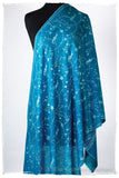 Bijoux Blue Paisley L'amour Soft Cashmere Scarf/Shawl