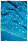 Bijoux Blue Paisley L'amour Soft Cashmere Scarf/Shawl