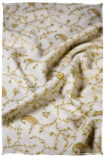 Francisco Fog de Paisley L'amour Soft Cashmere Scarf/Shawl