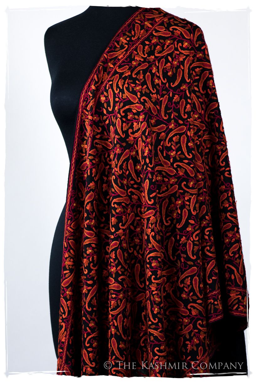 Prairie Bayou Carmel Paisley Shawl