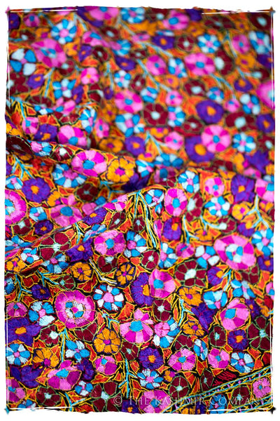 Denain Papier Mâché Fleurs La Rive Gauche Shawl