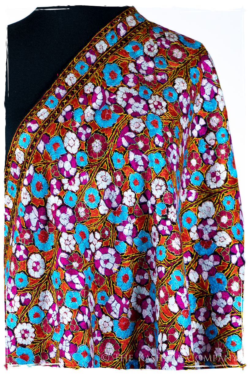 Croix Papier Mâché Fleurs La Rive Gauche Shawl