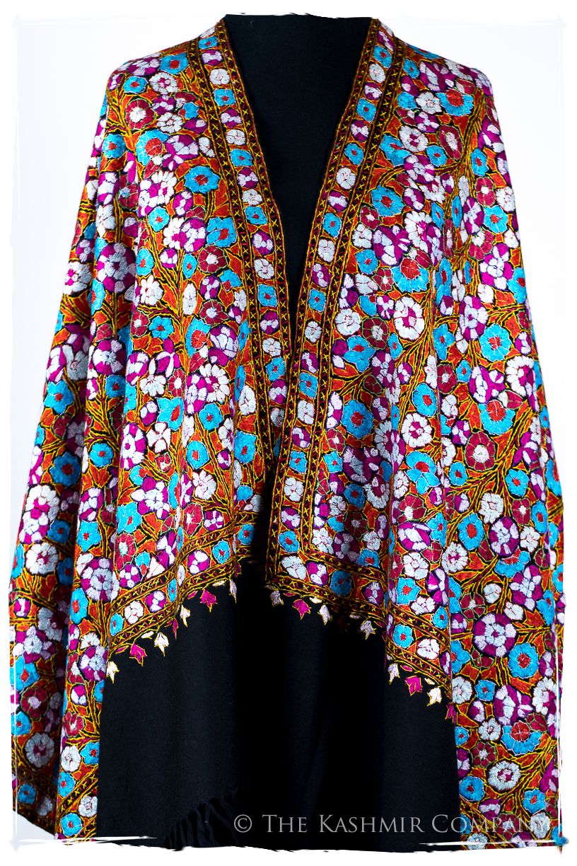 Croix Papier Mâché Fleurs La Rive Gauche Shawl