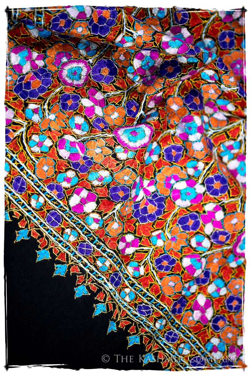 Lisieux Papier Mâché Fleurs La Rive Gauche Shawl