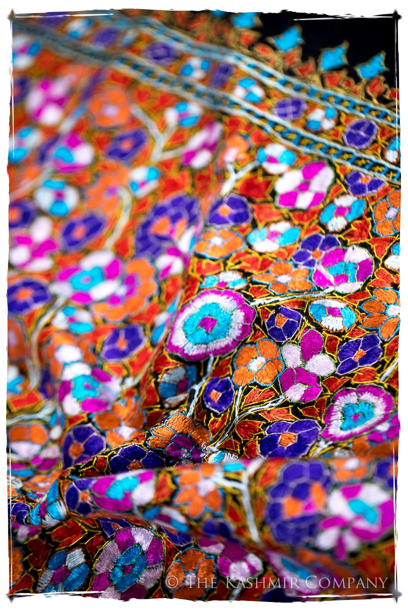Lisieux Papier Mâché Fleurs La Rive Gauche Shawl