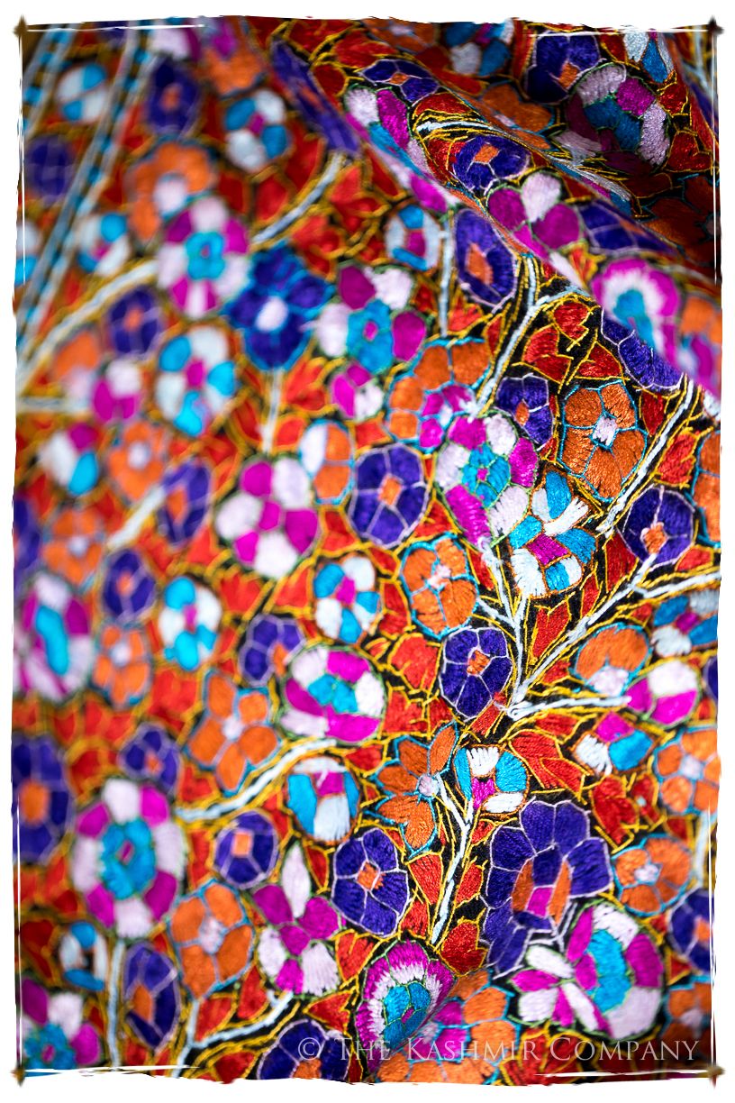 Lisieux Papier Mâché Fleurs La Rive Gauche Shawl
