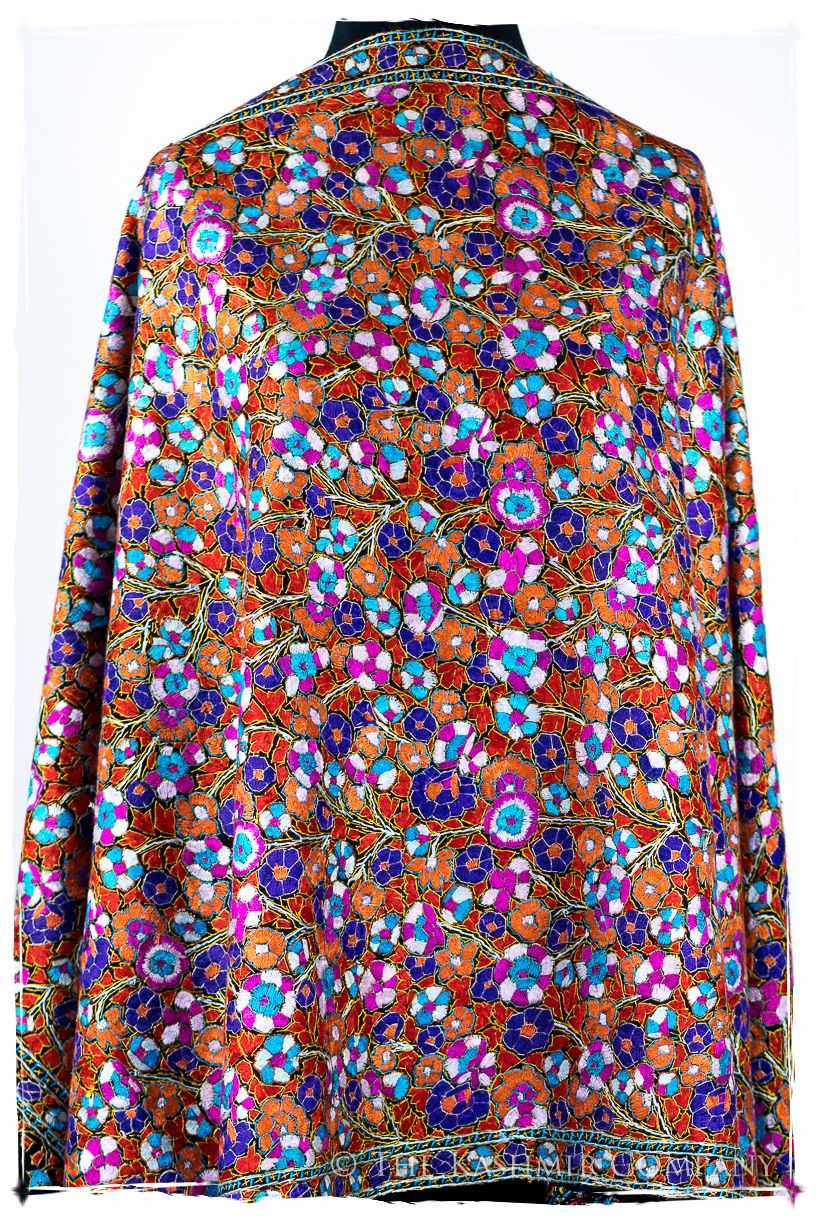Lisieux Papier Mâché Fleurs La Rive Gauche Shawl