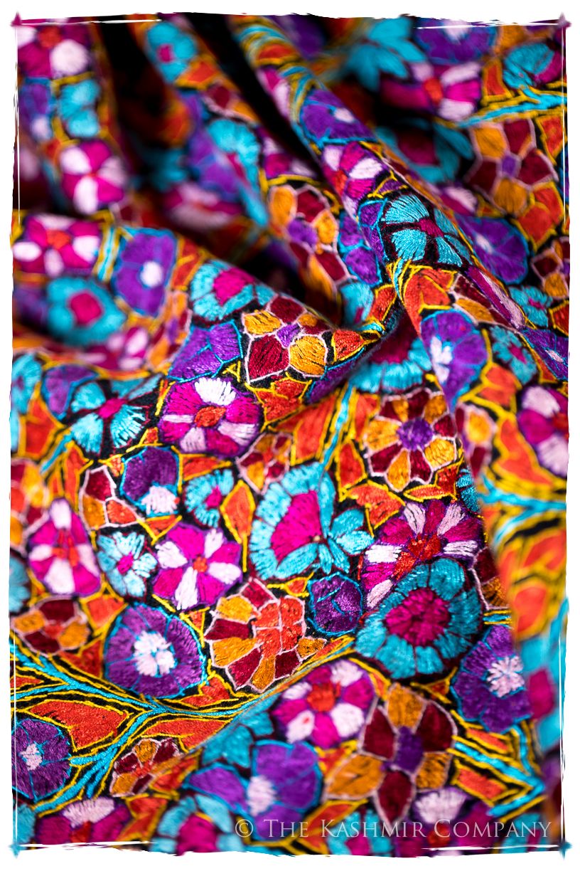 Beaune Papier Mâché Fleurs La Rive Gauche Shawl