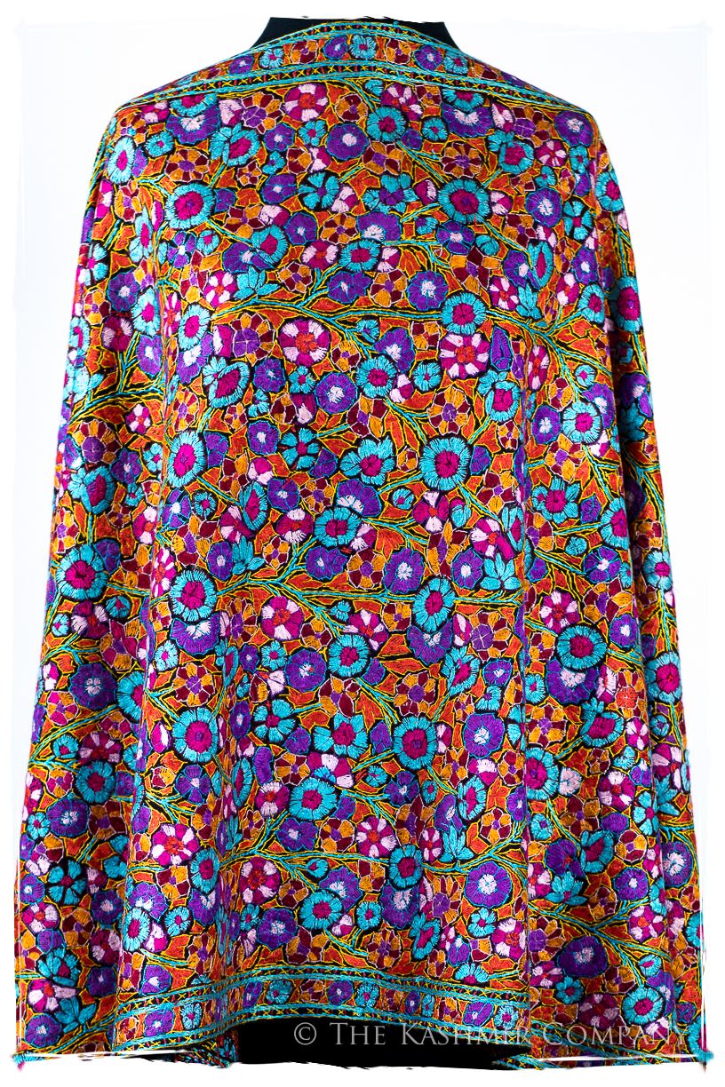 Beaune Papier Mâché Fleurs La Rive Gauche Shawl