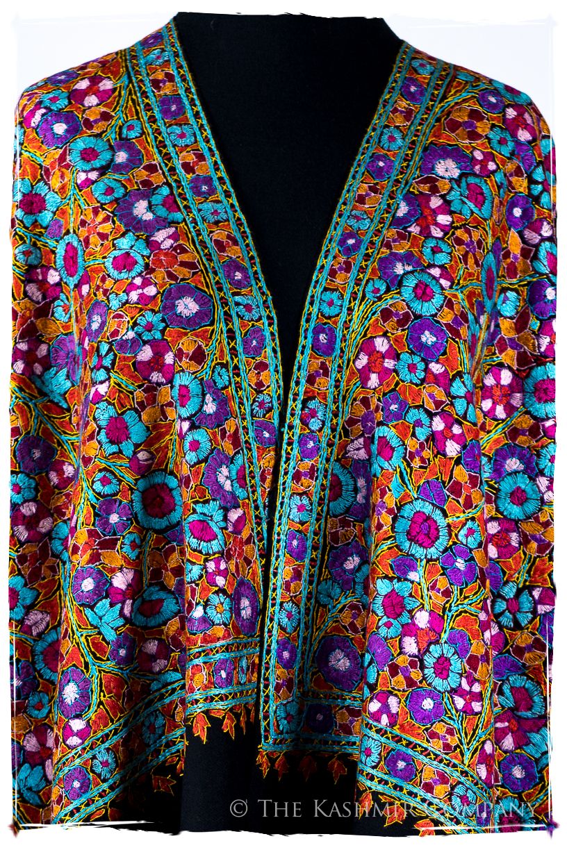 Beaune Papier Mâché Fleurs La Rive Gauche Shawl