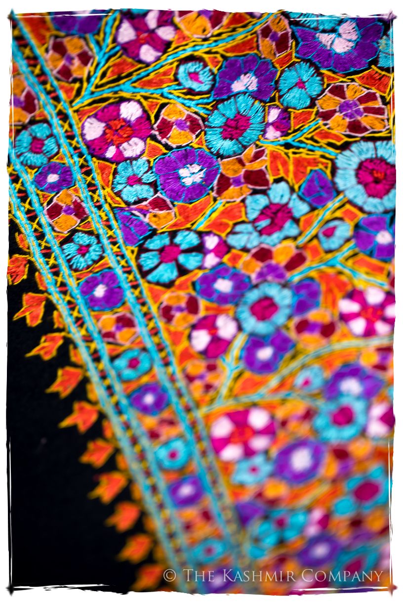 Beaune Papier Mâché Fleurs La Rive Gauche Shawl