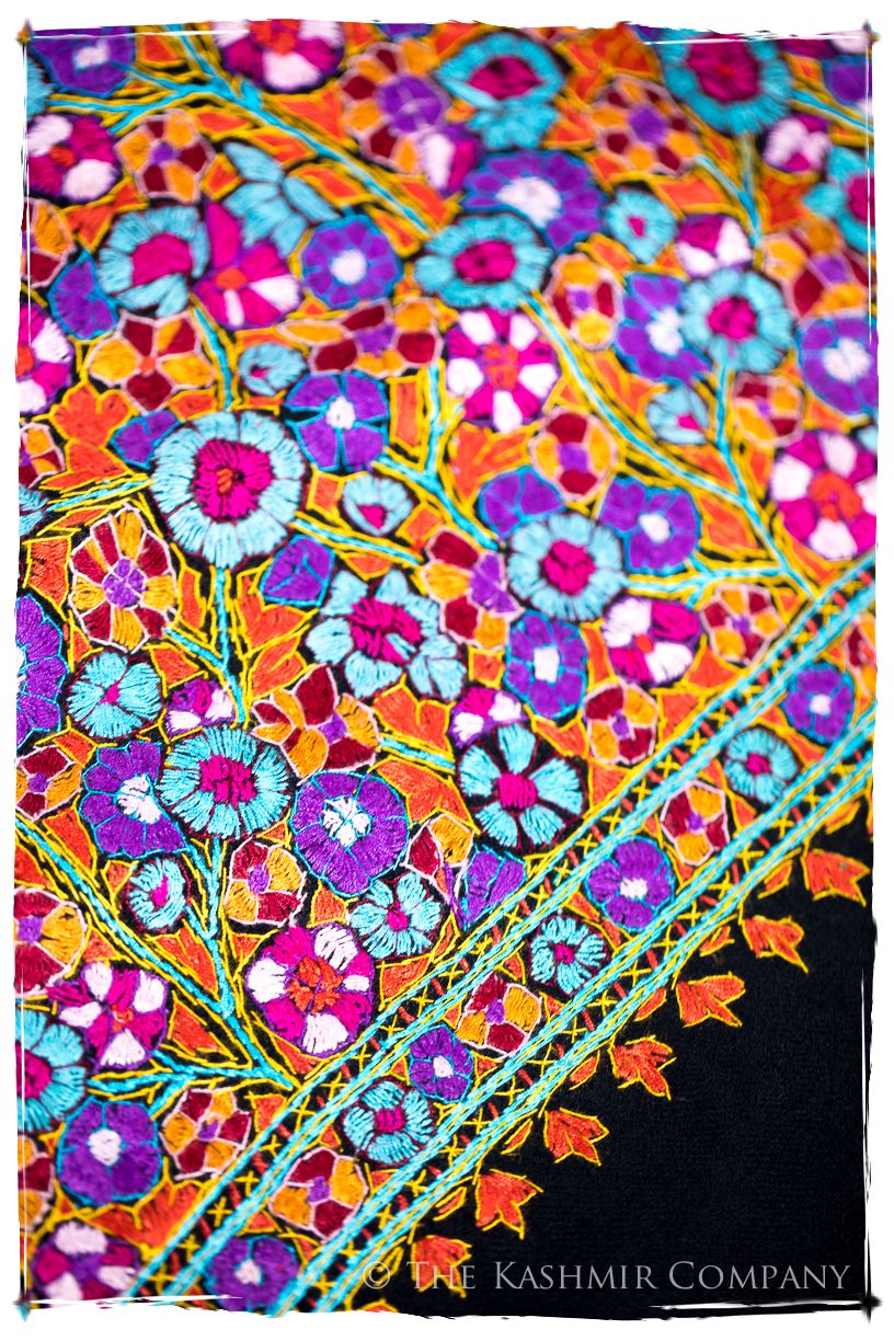 Beaune Papier Mâché Fleurs La Rive Gauche Shawl