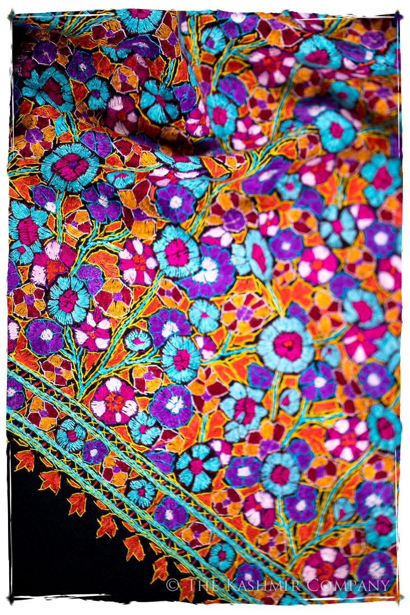 Beaune Papier Mâché Fleurs La Rive Gauche Shawl