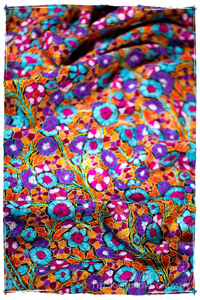 Beaune Papier Mâché Fleurs La Rive Gauche Shawl