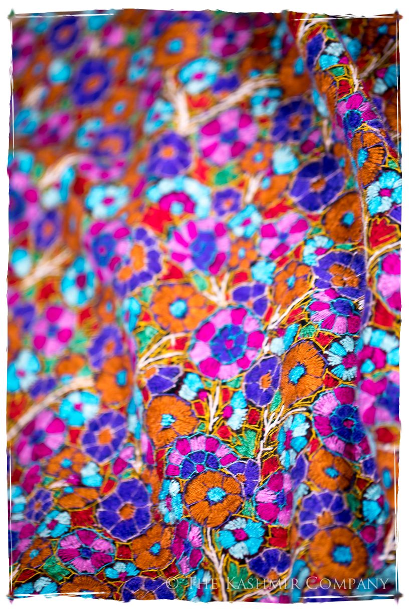 Millau Papier Mâché Fleurs La Rive Gauche Shawl