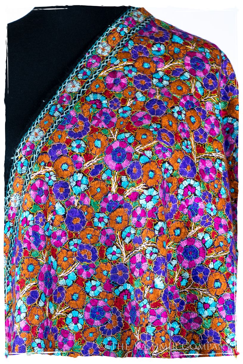 Millau Papier Mâché Fleurs La Rive Gauche Shawl