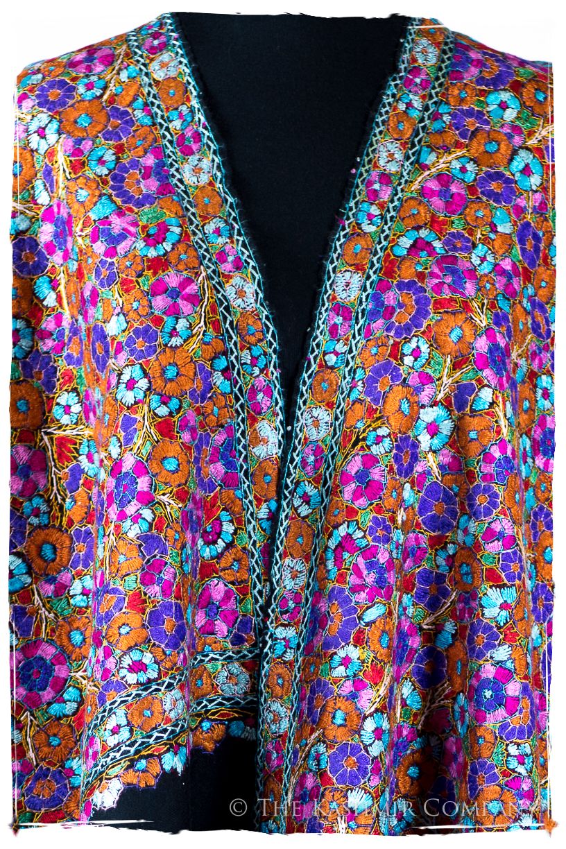 Millau Papier Mâché Fleurs La Rive Gauche Shawl