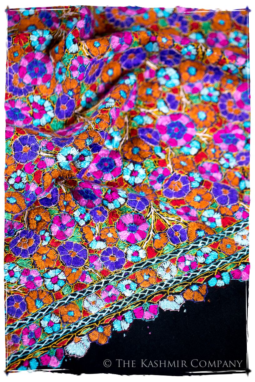 Millau Papier Mâché Fleurs La Rive Gauche Shawl