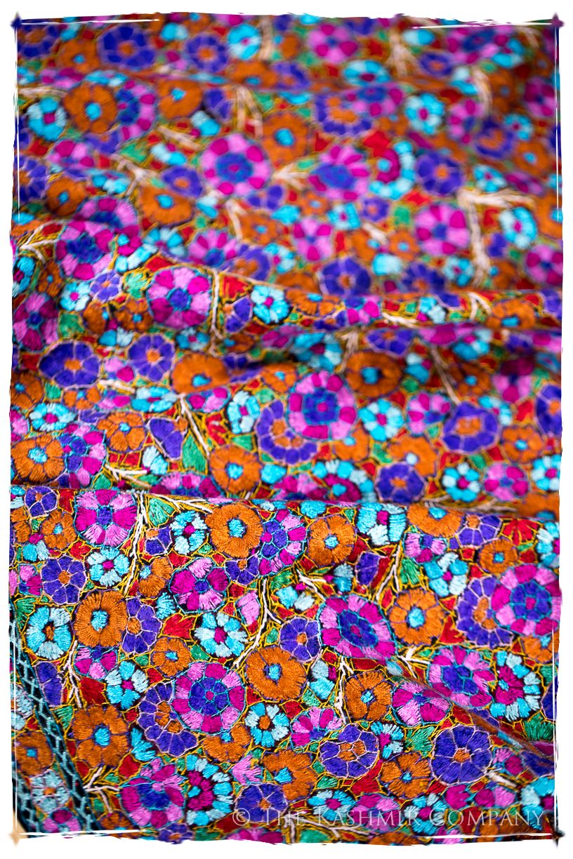 Millau Papier Mâché Fleurs La Rive Gauche Shawl