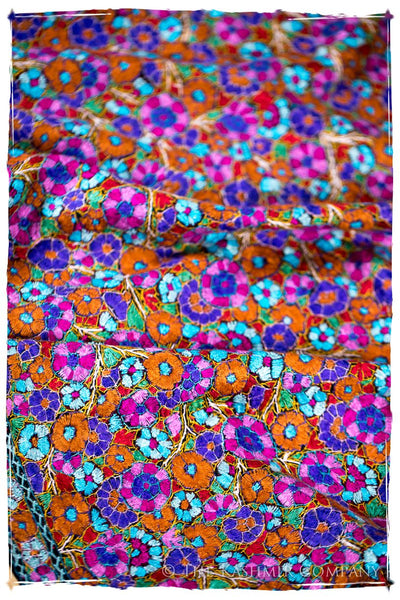 Millau Papier Mâché Fleurs La Rive Gauche Shawl