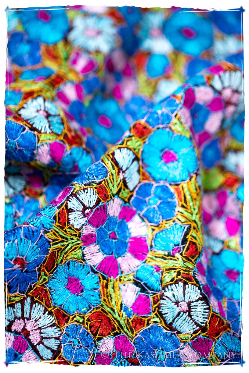 Vertou Papier Mâché Fleurs La Rive Gauche Shawl