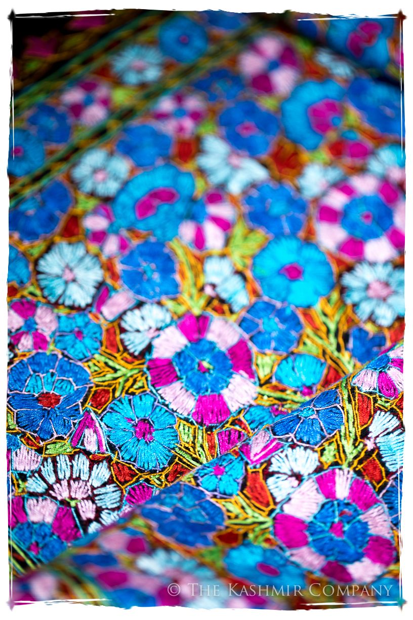 Vertou Papier Mâché Fleurs La Rive Gauche Shawl