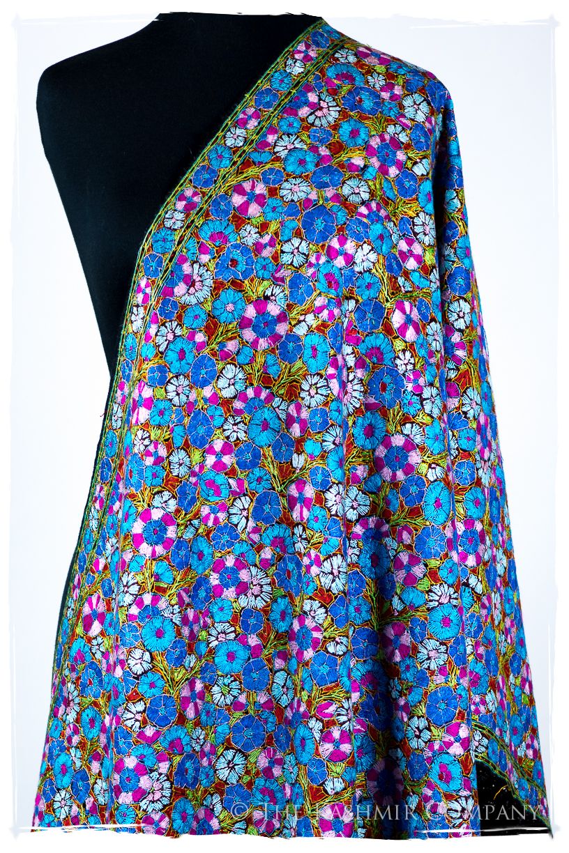 Vertou Papier Mâché Fleurs La Rive Gauche Shawl
