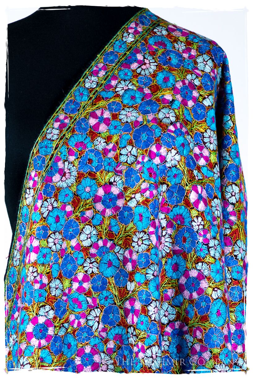 Vertou Papier Mâché Fleurs La Rive Gauche Shawl