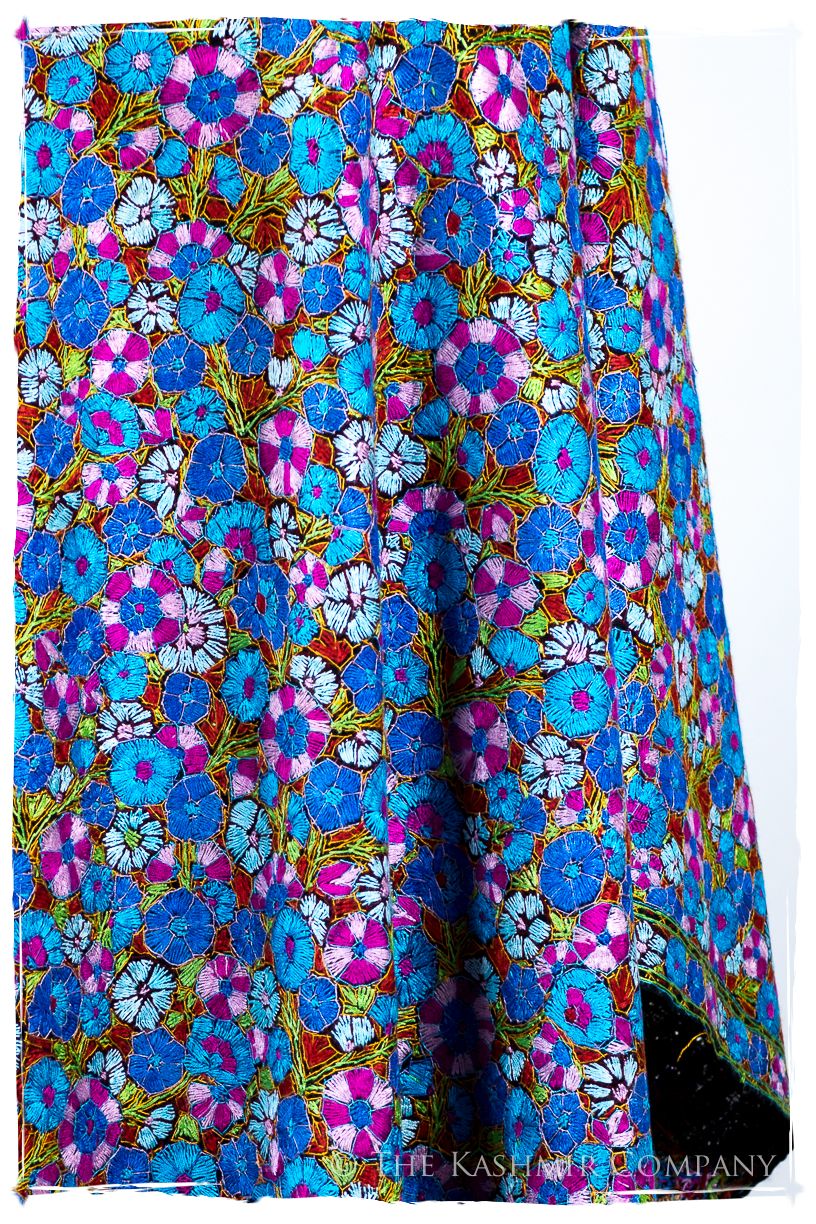 Vertou Papier Mâché Fleurs La Rive Gauche Shawl
