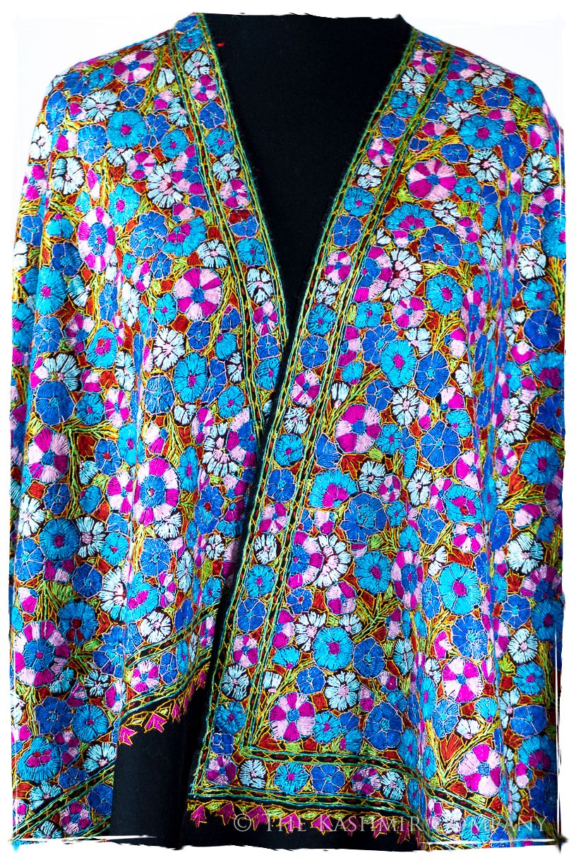 Vertou Papier Mâché Fleurs La Rive Gauche Shawl