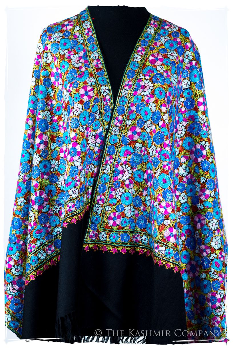 Vertou Papier Mâché Fleurs La Rive Gauche Shawl