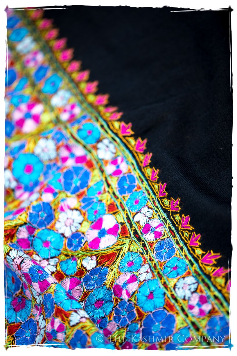 Vertou Papier Mâché Fleurs La Rive Gauche Shawl